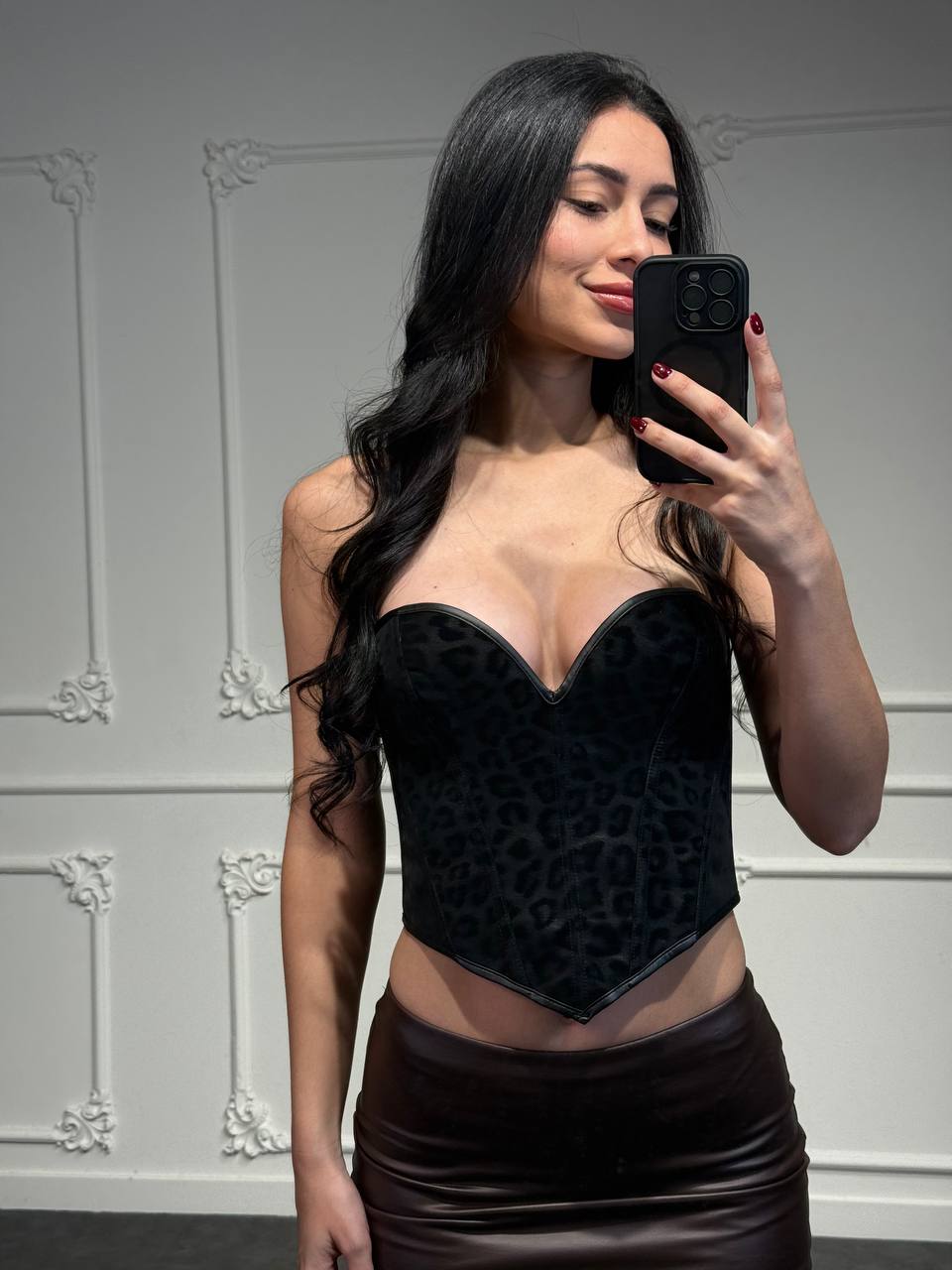 Corpetto leopard - Dverso Fashion