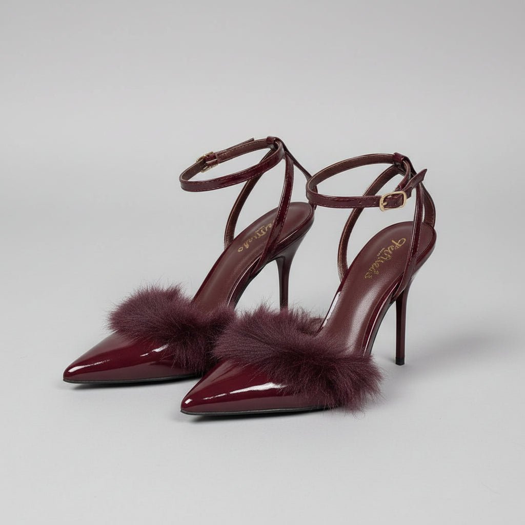 decollete con piume e lacci - Dverso Fashion