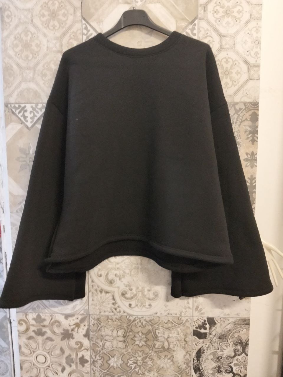 felpa a campana felpata - Dverso Fashion