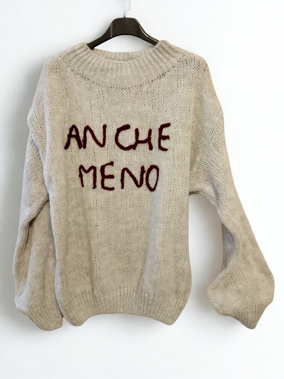 Felpa Anche Meno - Dverso Fashion