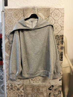 felpa con zip cappuccio - Dverso Fashion