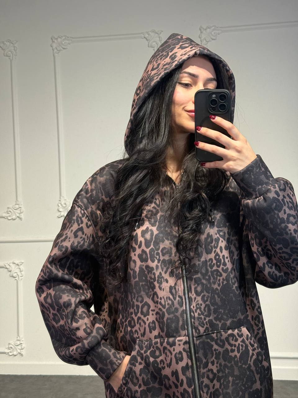 Felpa con zip Katia - Dverso Fashion