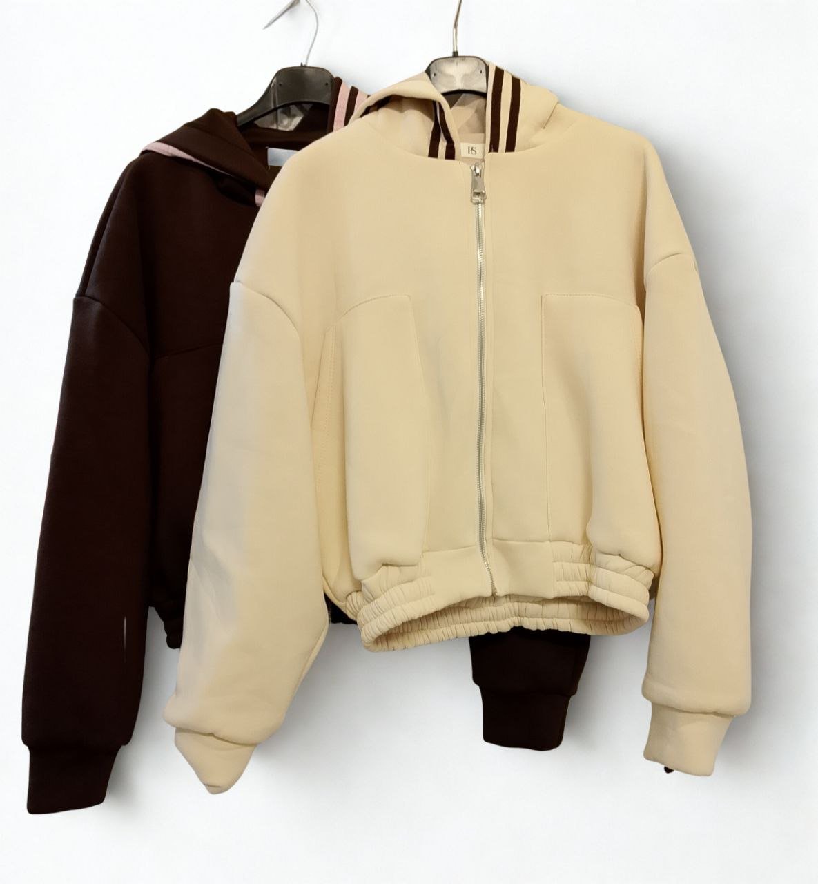 Felpa con Zip Mark - Dverso Fashion