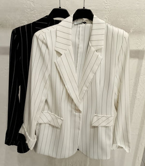 giacca gessata - Dverso Fashion