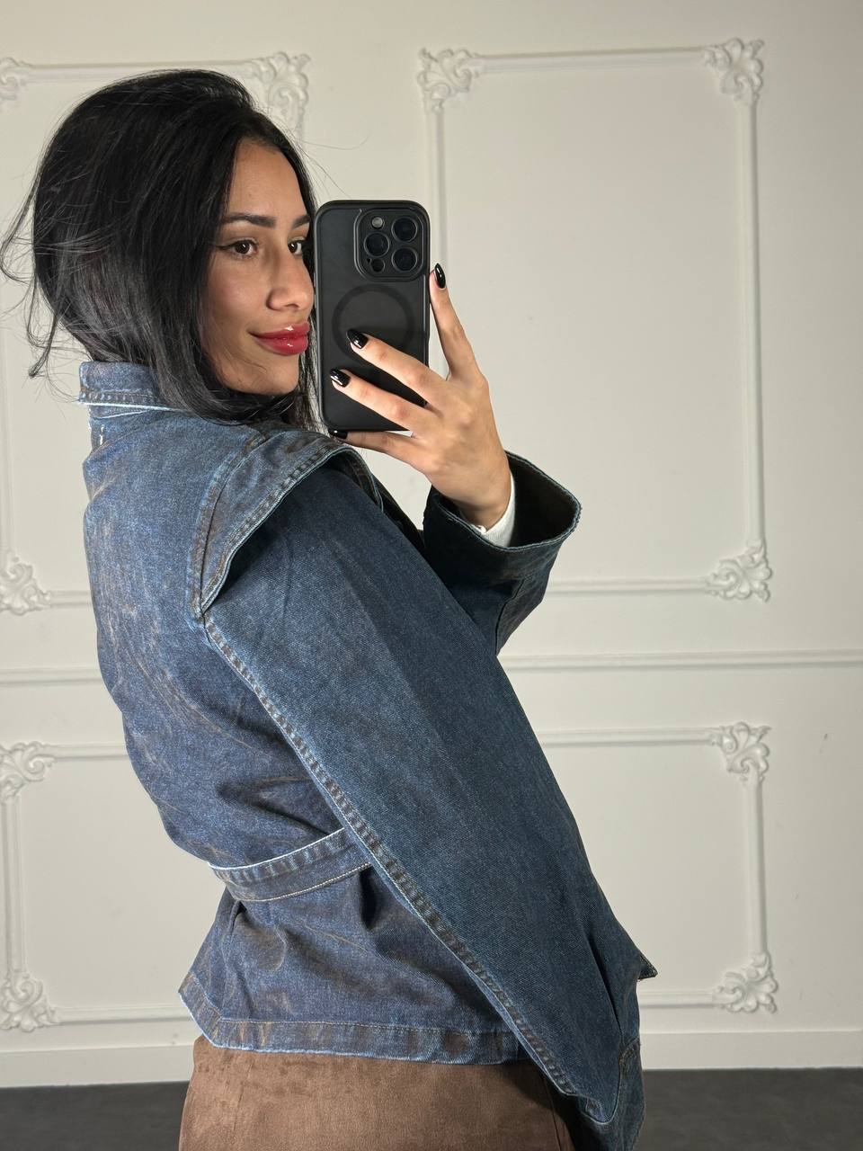 Giacca Jeans Treccia - Dverso Fashion