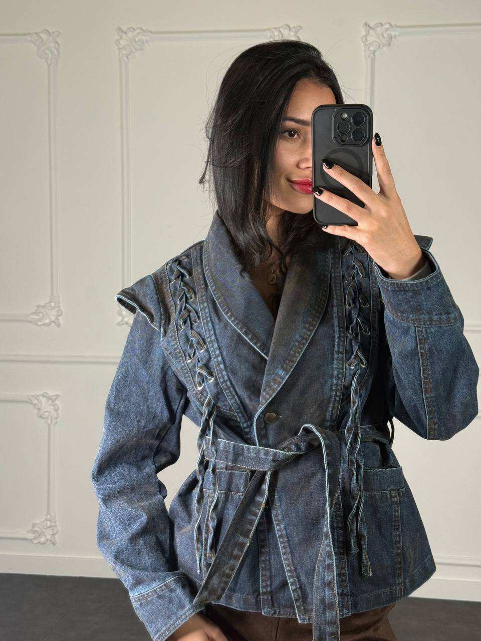 Giacca Jeans Treccia - Dverso Fashion