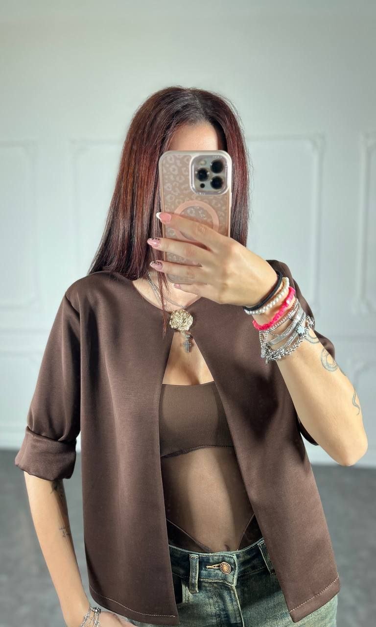 Giacchetto camoscio - Dverso Fashion