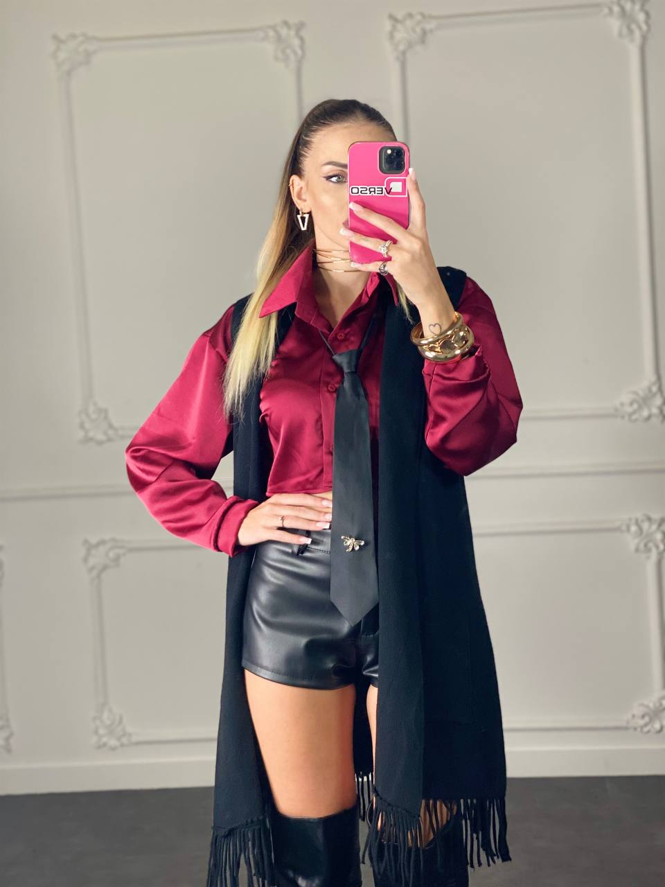 GILET FRANGE - Dverso Fashion
