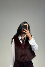 gilet in pelliccia - Dverso Fashion