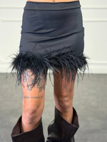 gonna con piume - Dverso Fashion