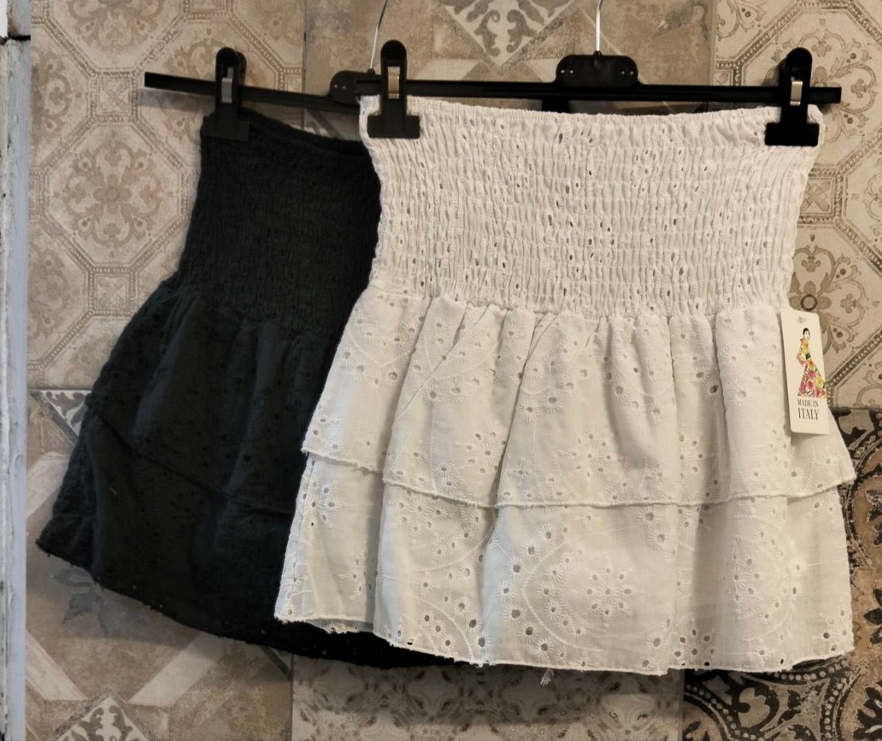gonna in pizzo sangallo - Dverso Fashion