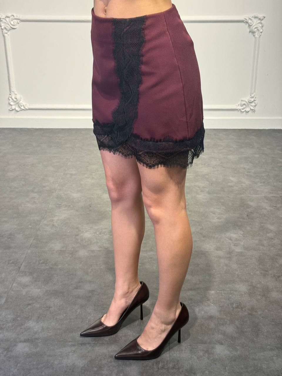 Gonna mini in pizzo - Dverso Fashion