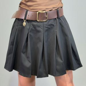 gonna pantaloncino con dettaglio gioiello - Dverso Fashion