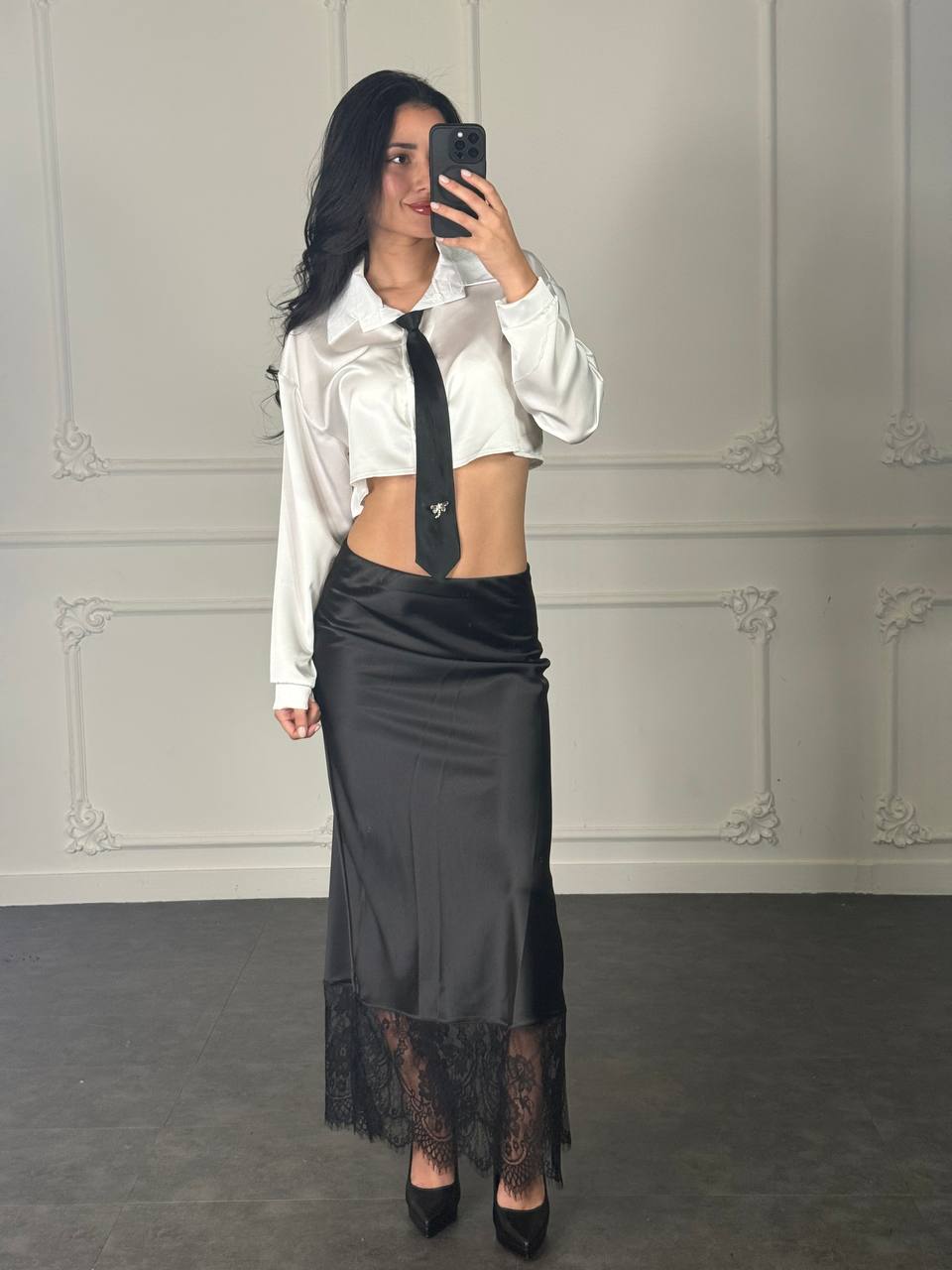 Gonna Satin - Dverso Fashion