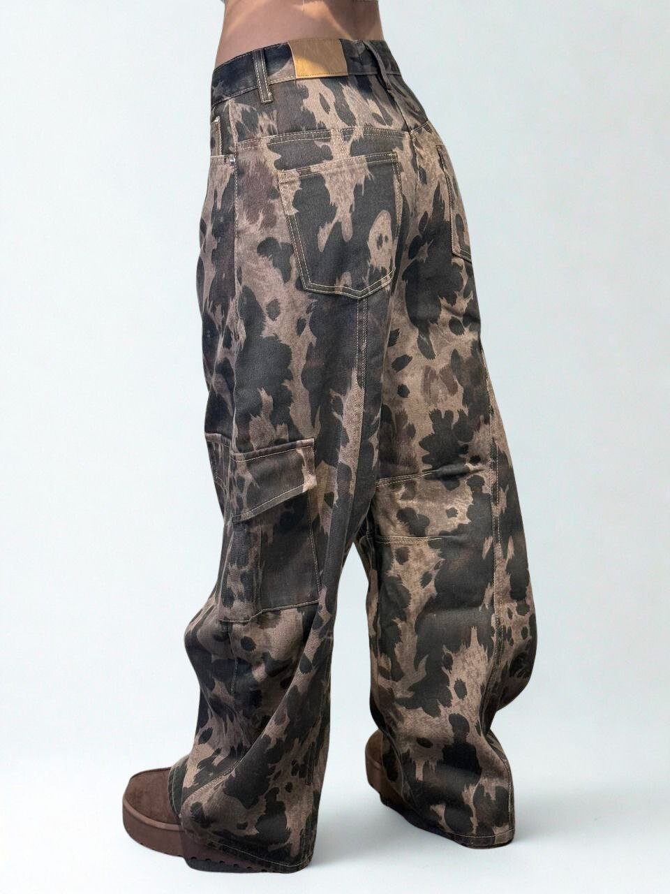 Jeans baggy militare - Dverso Fashion
