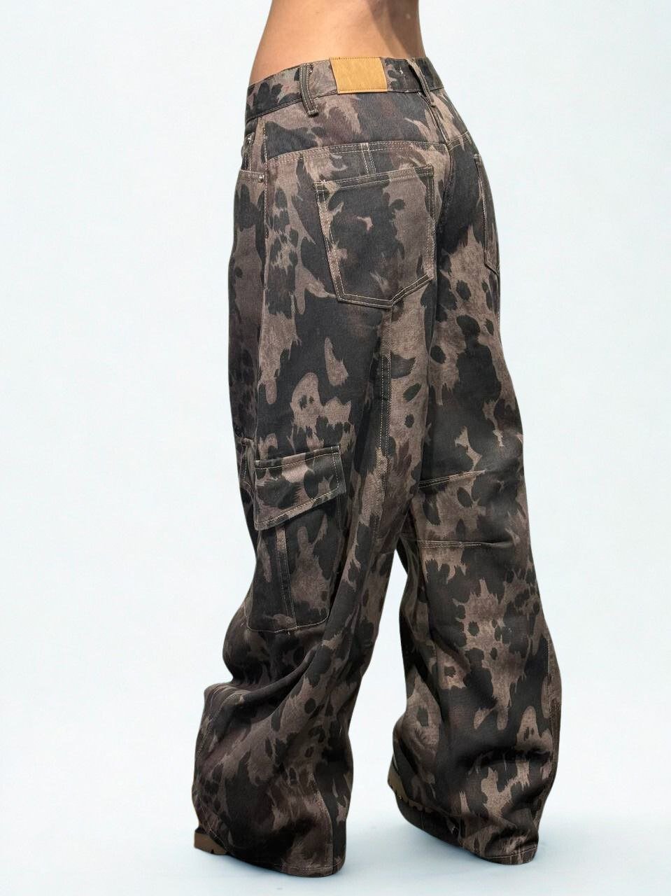 Jeans baggy militare - Dverso Fashion