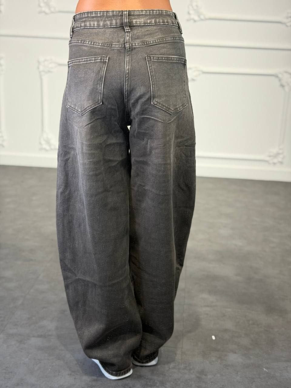 jeans baloon grey - Dverso Fashion