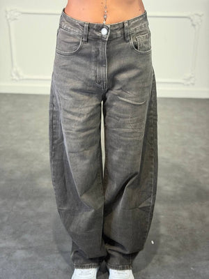 jeans baloon grey - Dverso Fashion