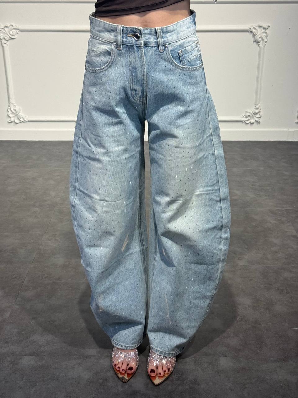 jeans bling a banana - Dverso Fashion