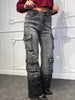 JEANS CARGO MANIA - Dverso Fashion
