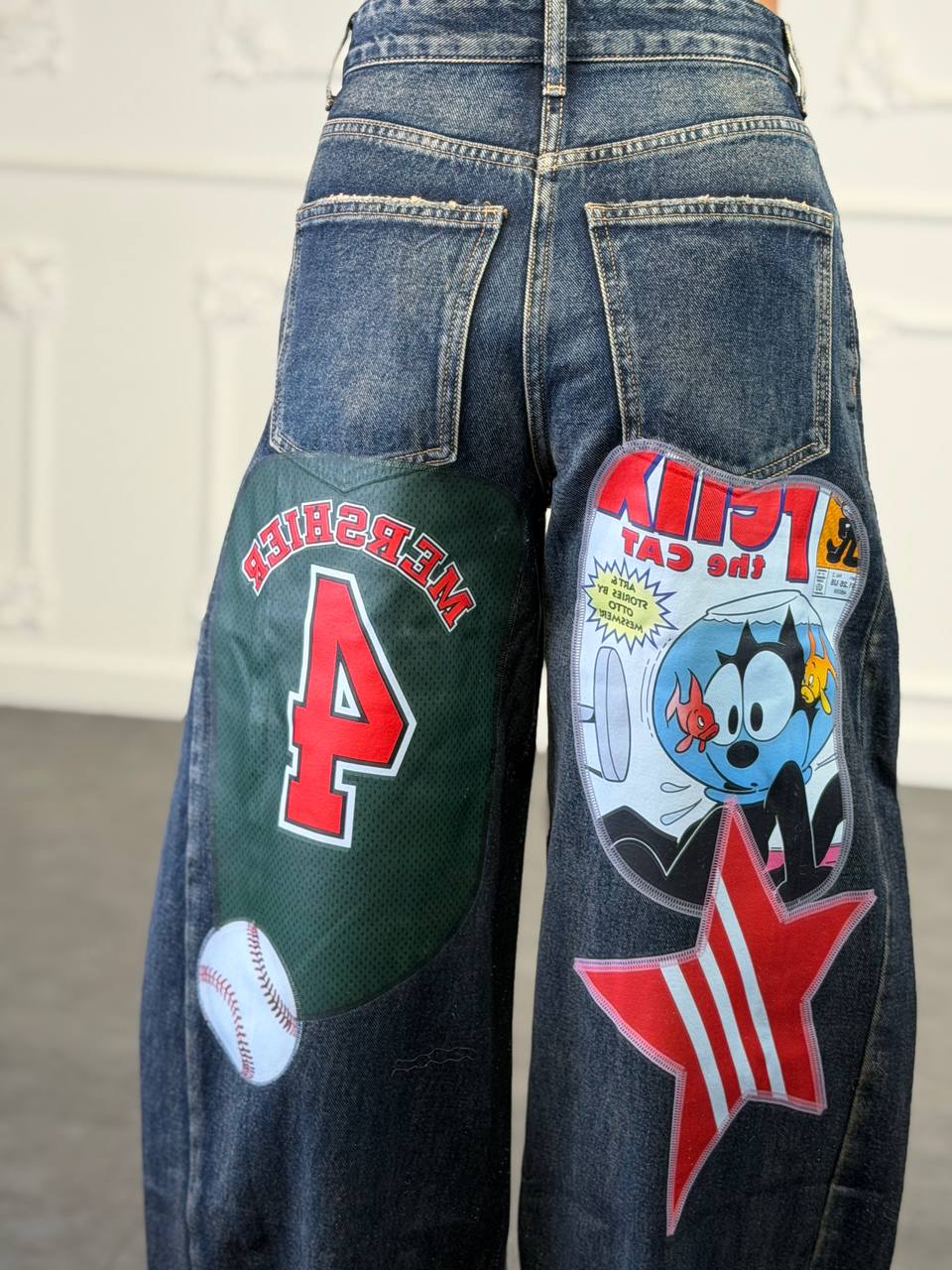 jeans cartoon - Dverso Fashion
