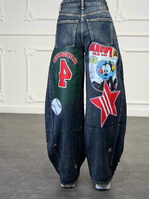 jeans cartoon - Dverso Fashion