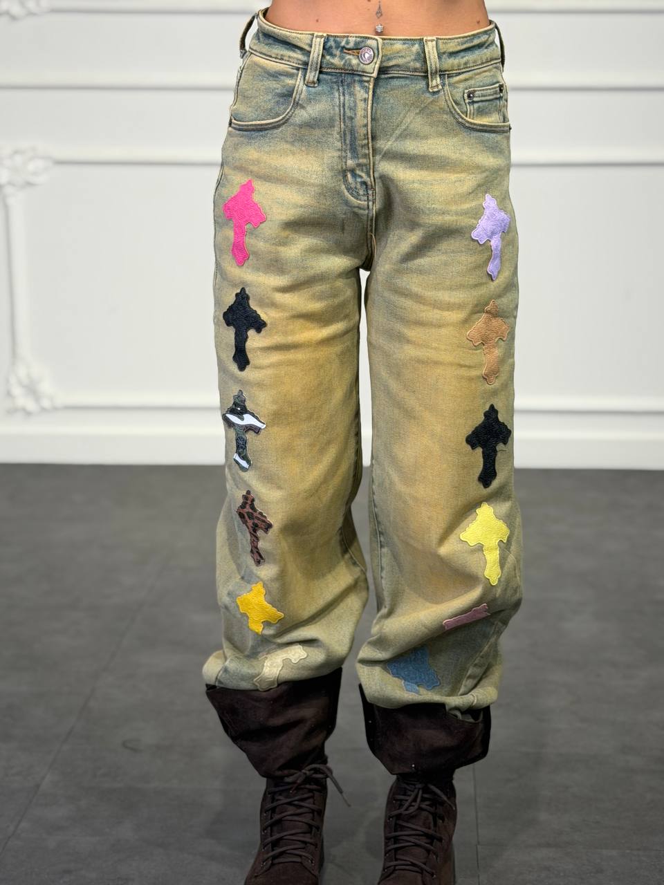 jeans crocette - Dverso Fashion