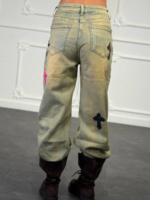 jeans crocette - Dverso Fashion