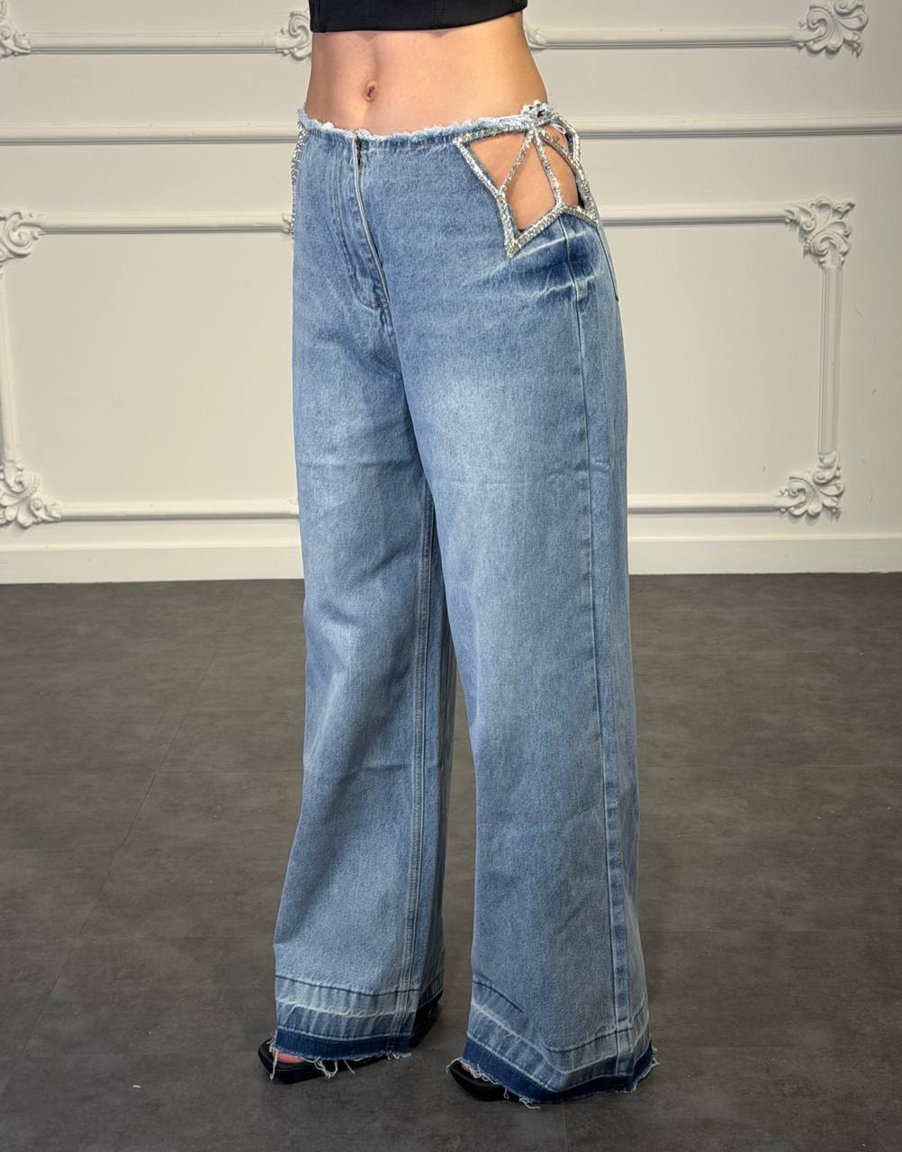 Jeans Cut glam - Dverso Fashion