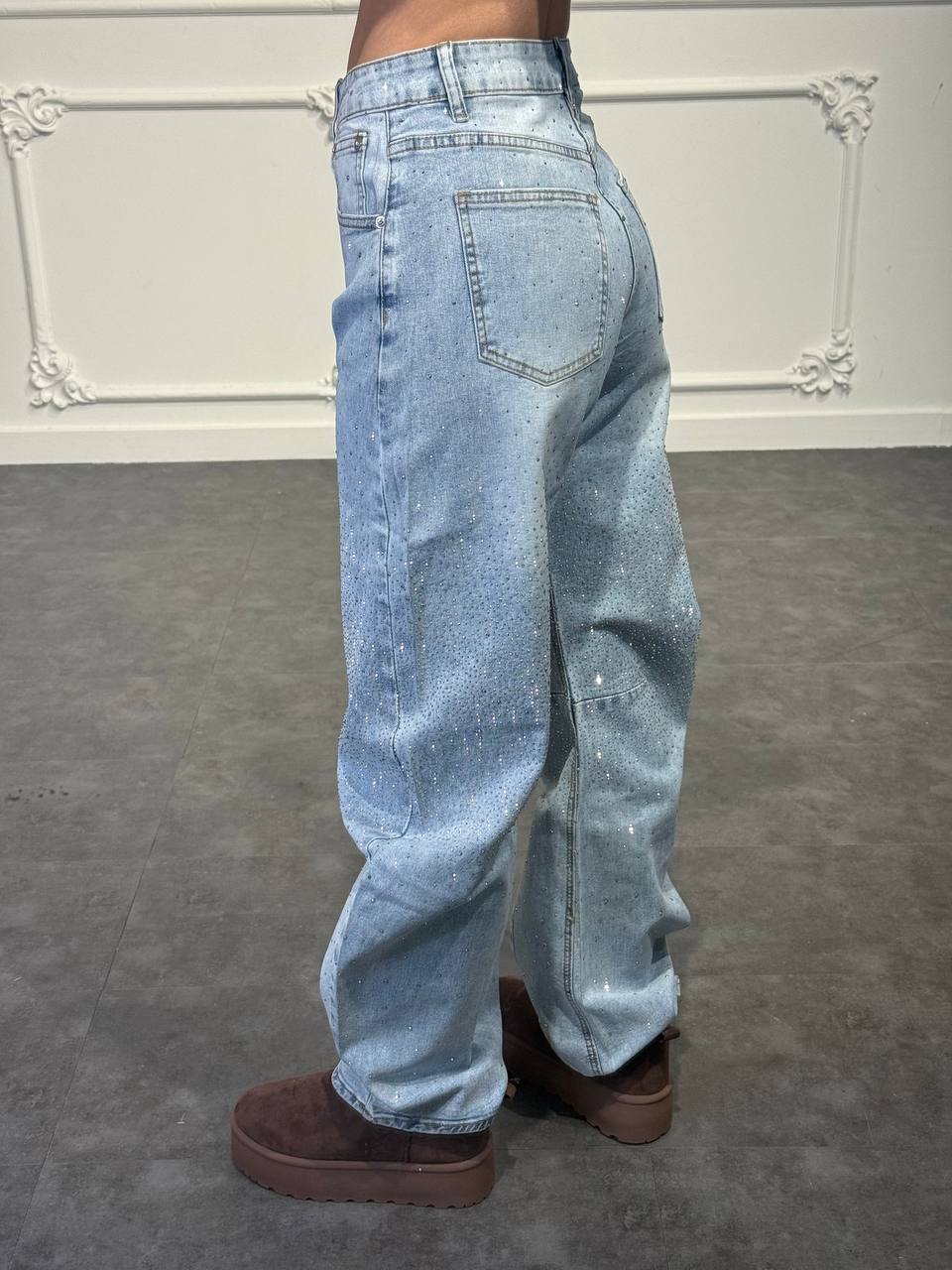 Jeans Glitter - Dverso Fashion