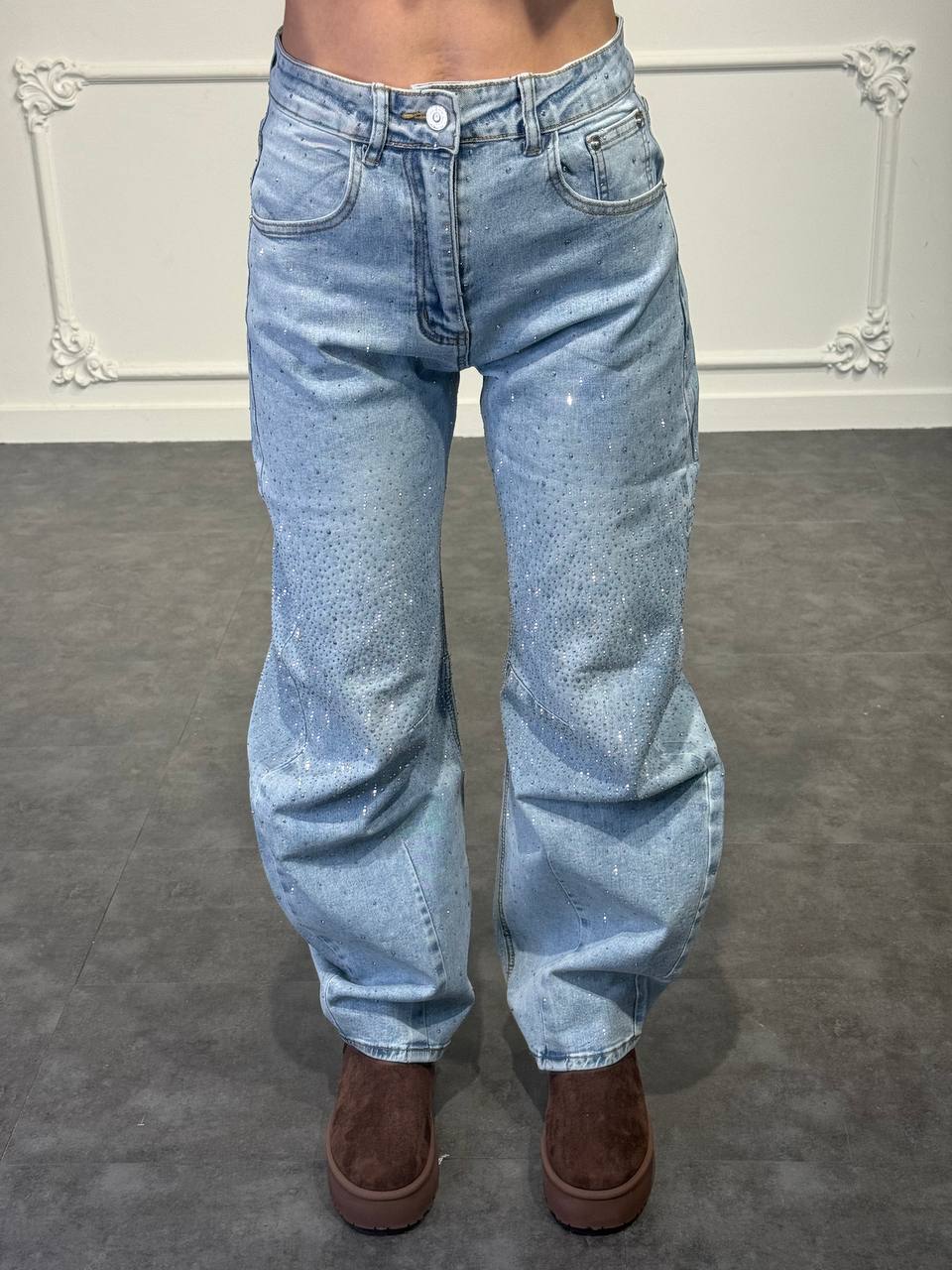 Jeans Glitter - Dverso Fashion