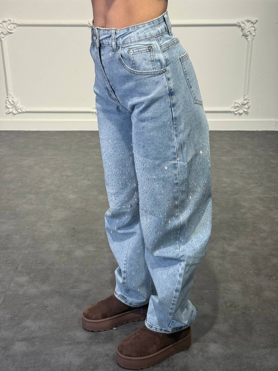 Jeans Glitter - Dverso Fashion