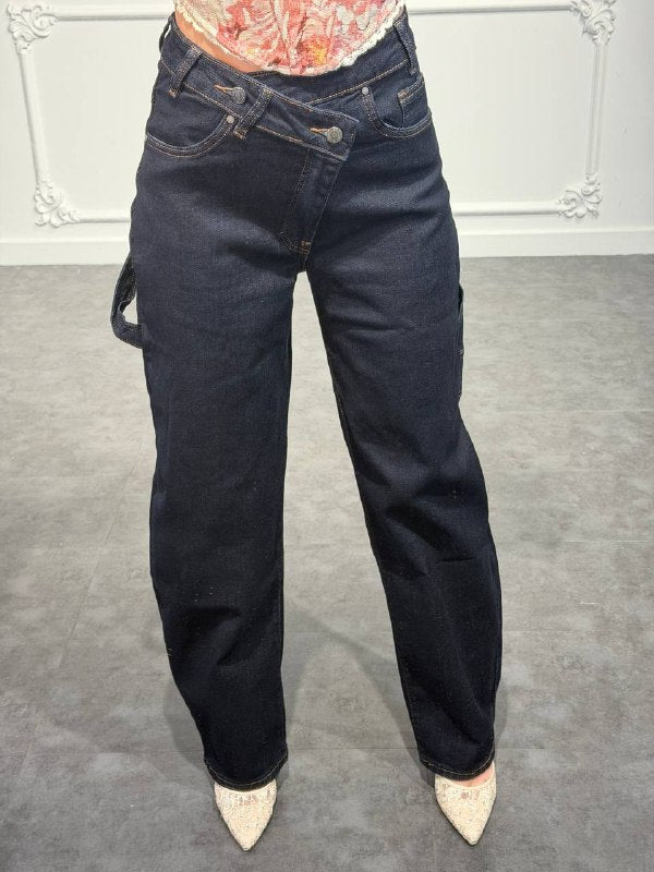 jeans irregular - Dverso Fashion
