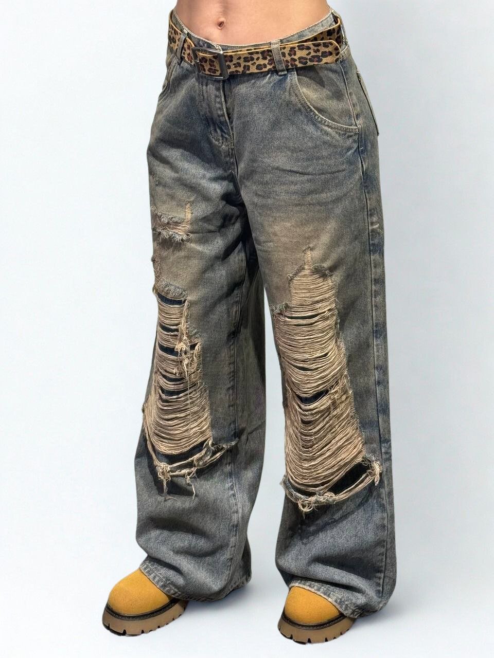 Jeans Strappi - Dverso Fashion