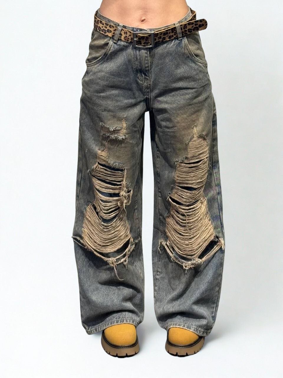 Jeans Strappi - Dverso Fashion