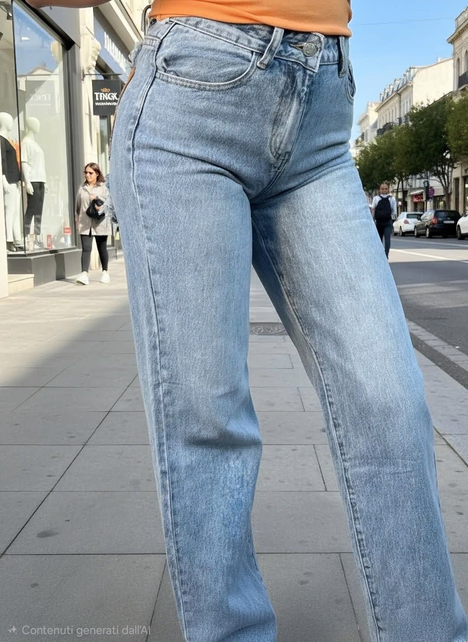 jeans tanzania yellow - Dverso Fashion
