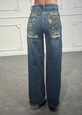 jeans tasca glitter - Dverso Fashion