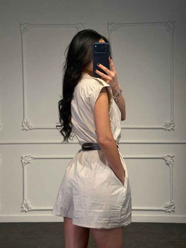 jumpsuit con cinta - Dverso Fashion