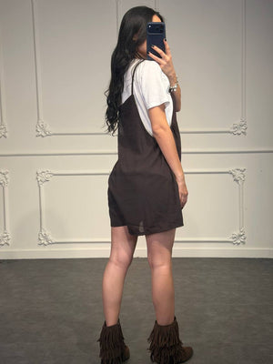jumpsuit corta con maglia - Dverso Fashion