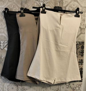 jumpsuit in licra fina corta - Dverso Fashion
