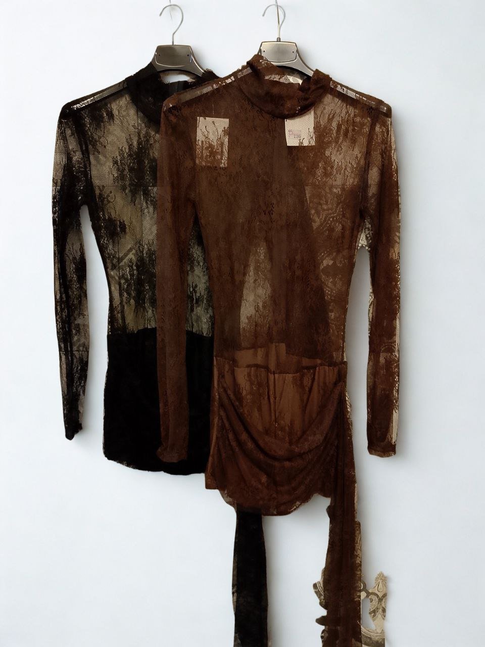 Jumpsuit mini in pizzo - Dverso Fashion