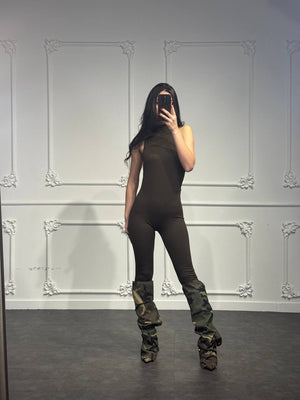 jumpsuit pump - Dverso Fashion