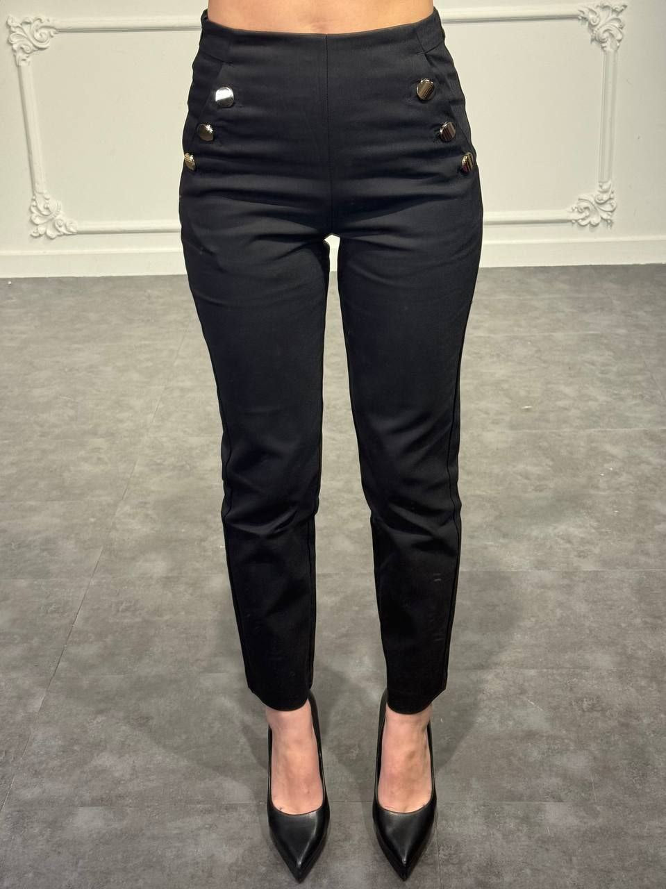 Leggins bottoni oro - Dverso Fashion