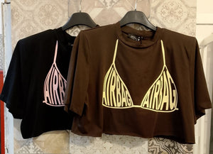 maglia air bag crop - Dverso Fashion