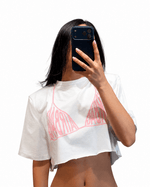 maglia air bag crop - Dverso Fashion