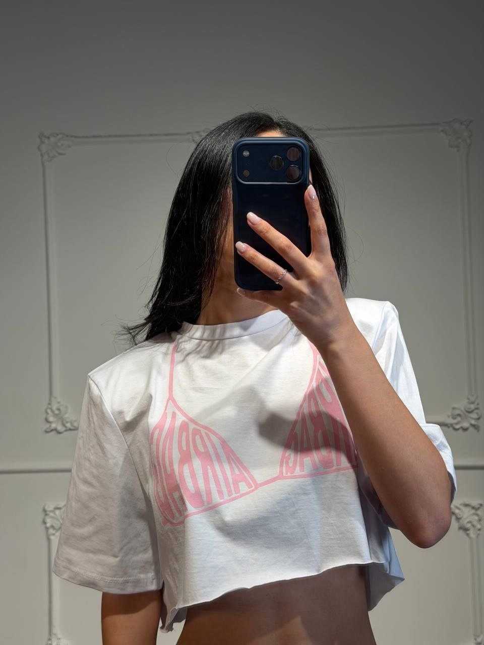 maglia air bag crop - Dverso Fashion