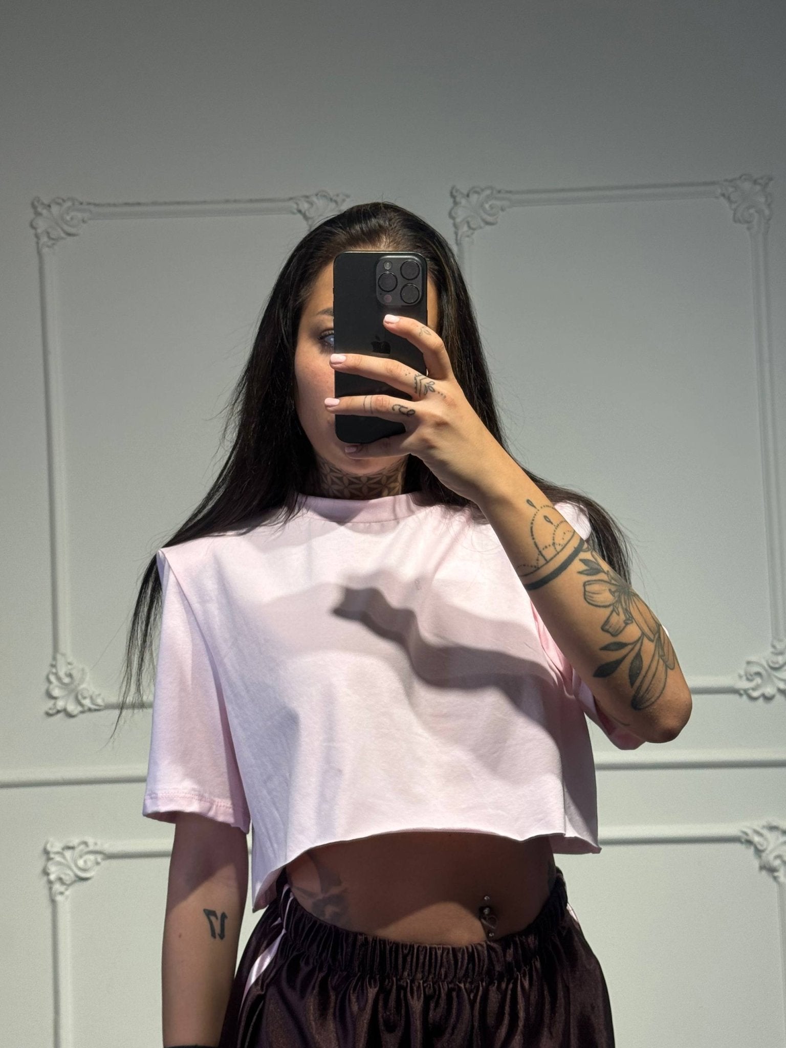 maglia basic con spalline - Dverso Fashion