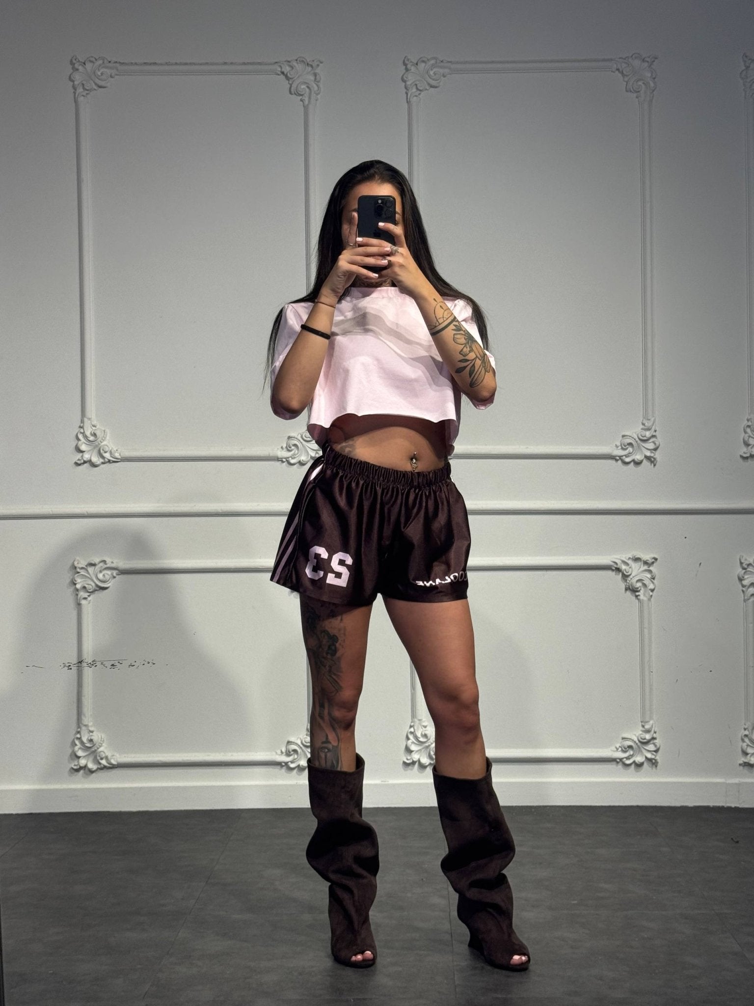 maglia basic con spalline - Dverso Fashion