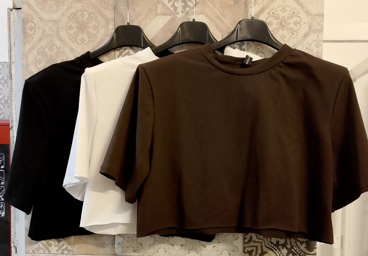 maglia basic con spalline - Dverso Fashion