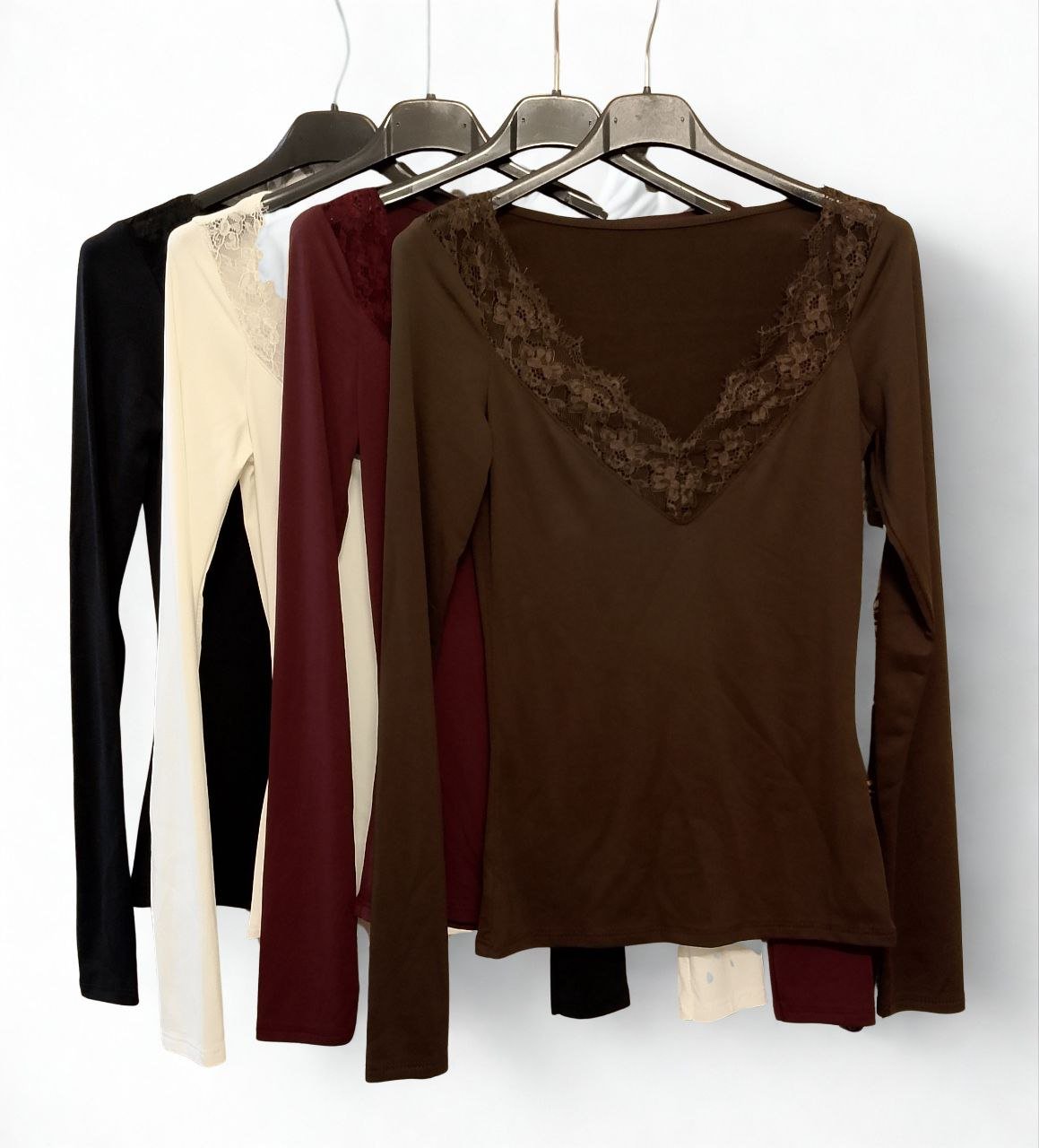 MAGLIA BASIC PIZZO - Dverso Fashion